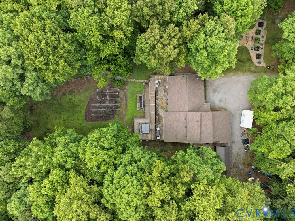 1061 Turkey Ridge Drive Moseley, VA 23120 - Photo 49 of 51 a backyard of a house with lots of green space