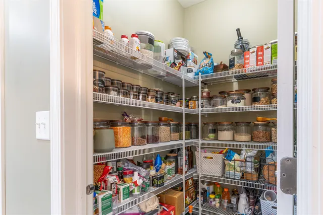 a room with storage and utility