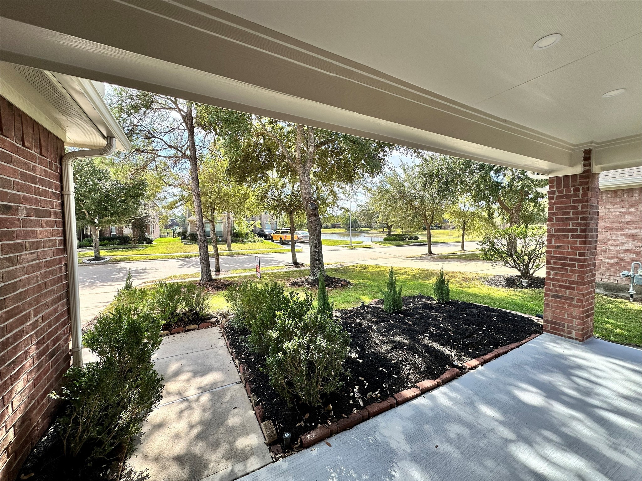 17422 Bending Post Drive Houston, TX 77095 - Photo 6 of 50 a view of a back yard from a building