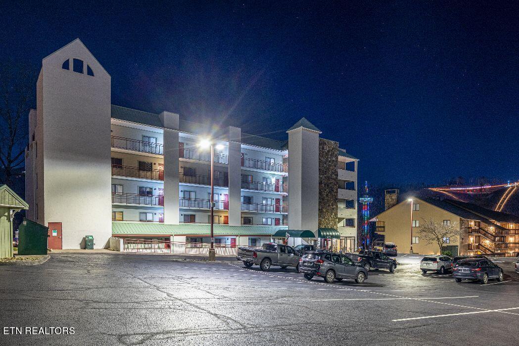 354 East Holly Ridge Road, Unit 606 Gatlinburg, TN 37738 - Photo 46 of 46 Laurel Inn at night