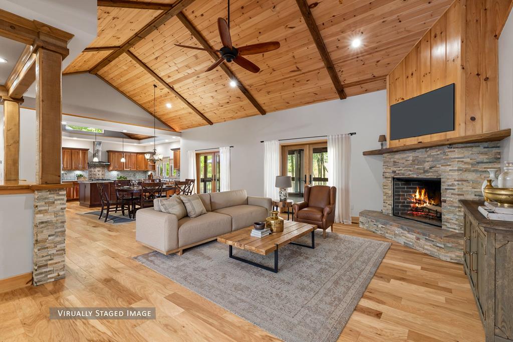 227 Dills Road Blue Ridge, GA 30513 - Photo 3 of 50 Virtually Staged Great Room