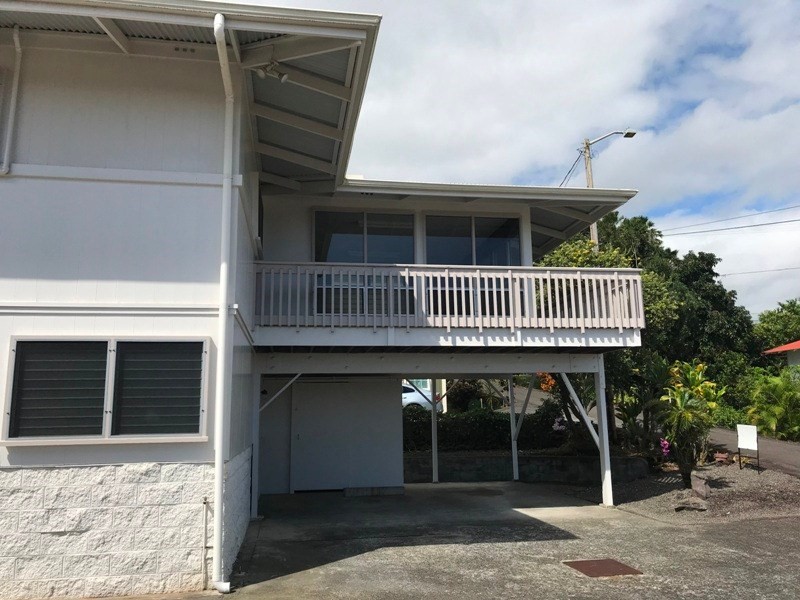 a front view of a house with entryway