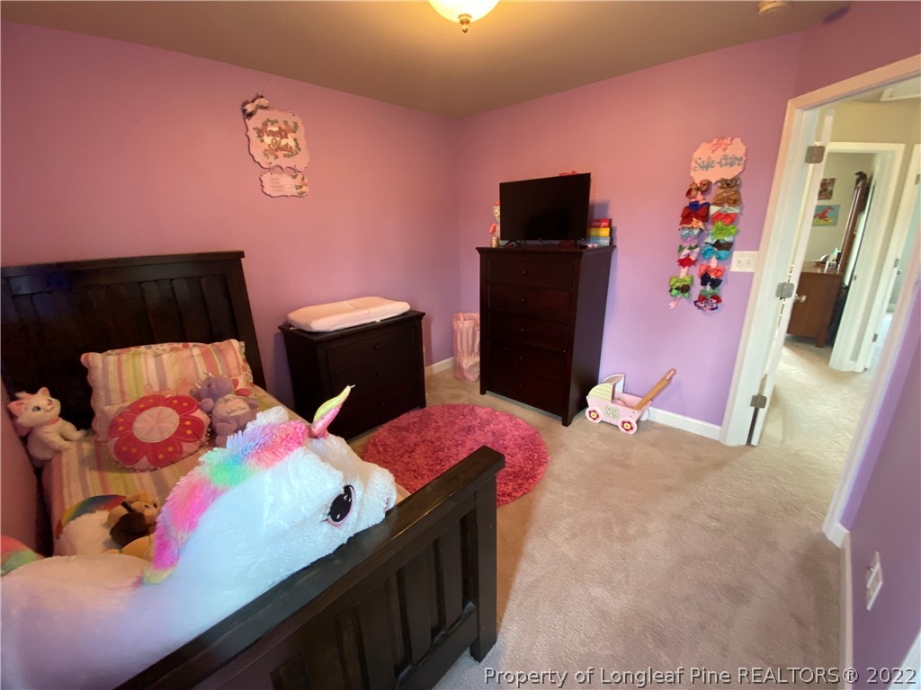 269 Declaration Drive Raeford, NC 28376 - Photo 19 of 26 a bedroom with a bed and a television