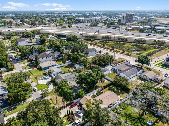 a view of a city with lake