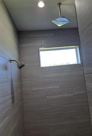 a close view of shower
