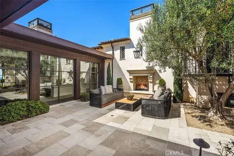 a view of a outdoor space with seating area