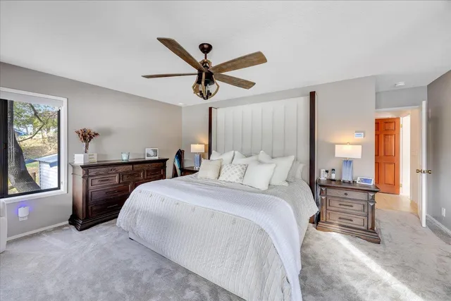 a view of balcony with furniture