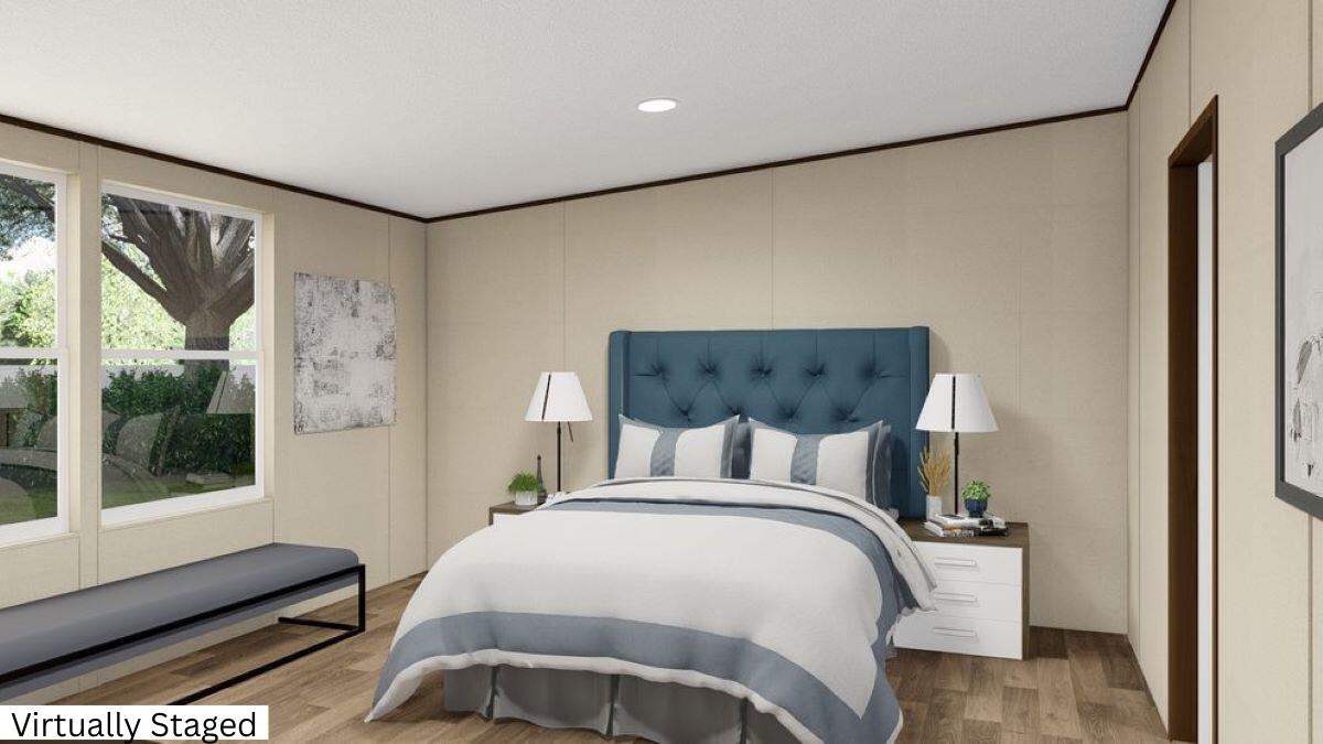 5489 Forge Road Glasgow, VA 24555 - Photo 11 of 38 a bedroom with a bed and wooden floor