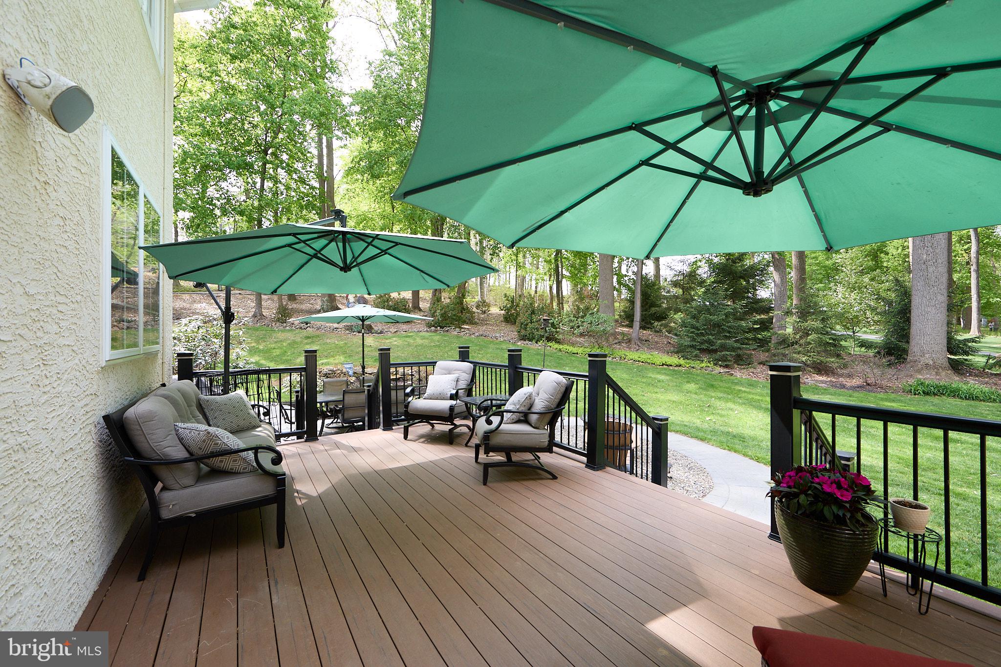 661 St Matthews Road Chester Springs, PA 19425 - Photo 54 of 64 Serene deck with lush green views.