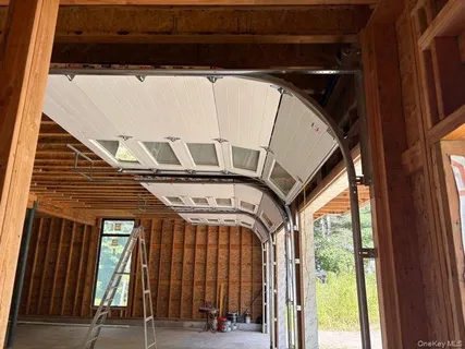 a view of a entryway door front of house