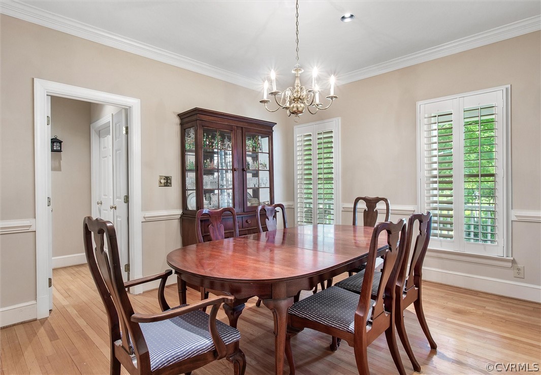 1711 Shallow Well Road Manakin-Sabot, VA 23103 - Photo 18 of 50 Formal Dining Room area includes Hardwood Floors,