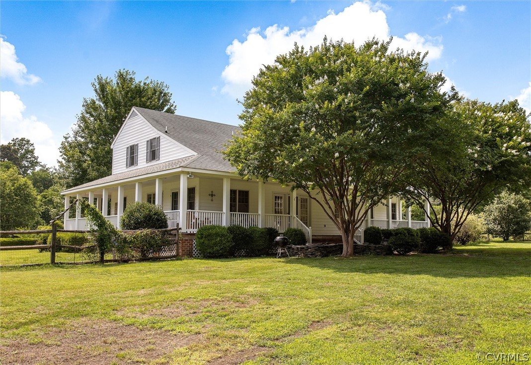 1711 Shallow Well Road Manakin-Sabot, VA 23103 - Photo 44 of 50 Rear view of house to show the stunning wrap aroun