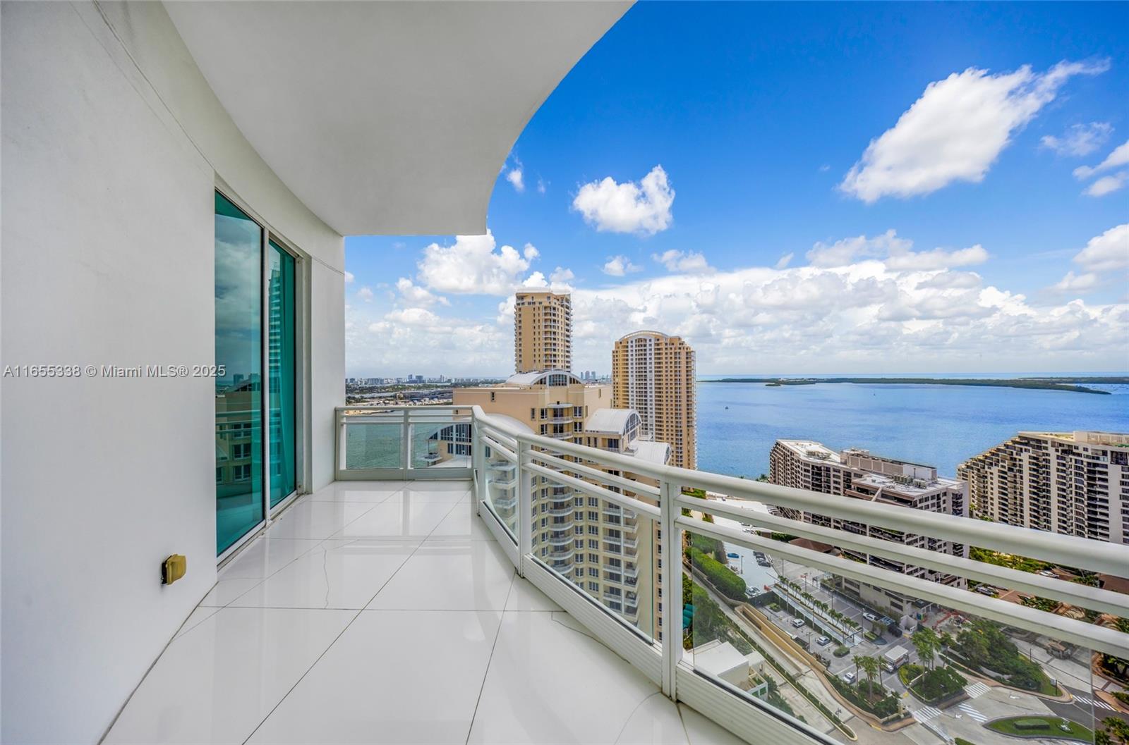 900 Brickell Key Boulevard, Unit 2603 Miami, FL 33131 - Photo 68 of 99 a view of city with balcony
