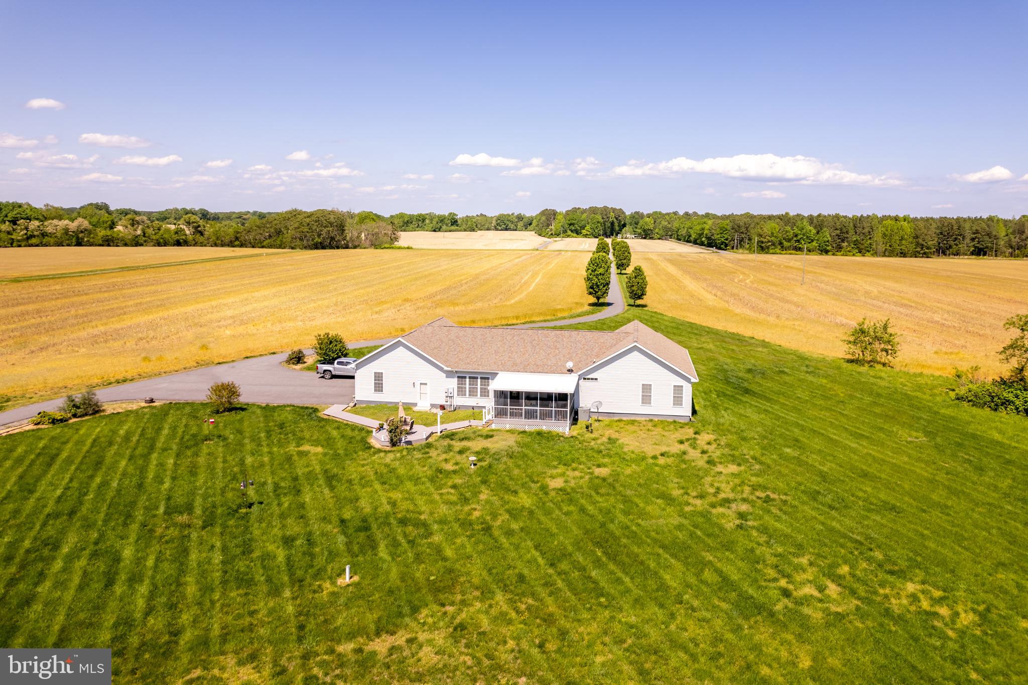 625 Parham Point Road Hague, VA 22469 - Photo 11 of 31 Drone photo-Back of house