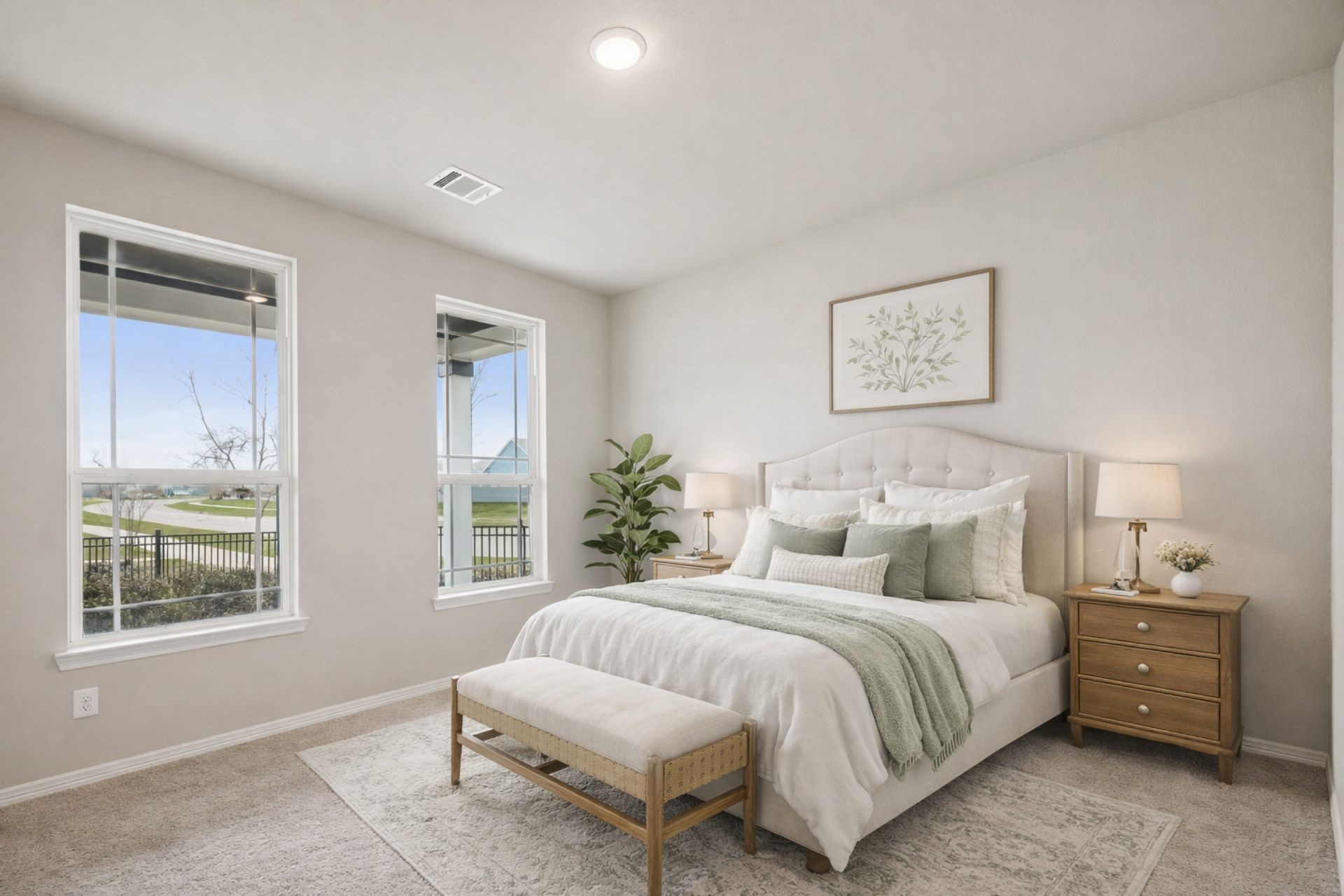 8103 Red Shiner Way Fulshear, TX 77441 - Photo 14 of 29 a bedroom with bed and a window