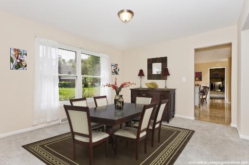 2427 Central Road Glenview, IL 60025 - Photo 3 of 14 a view of a dining room with furniture window and outside view