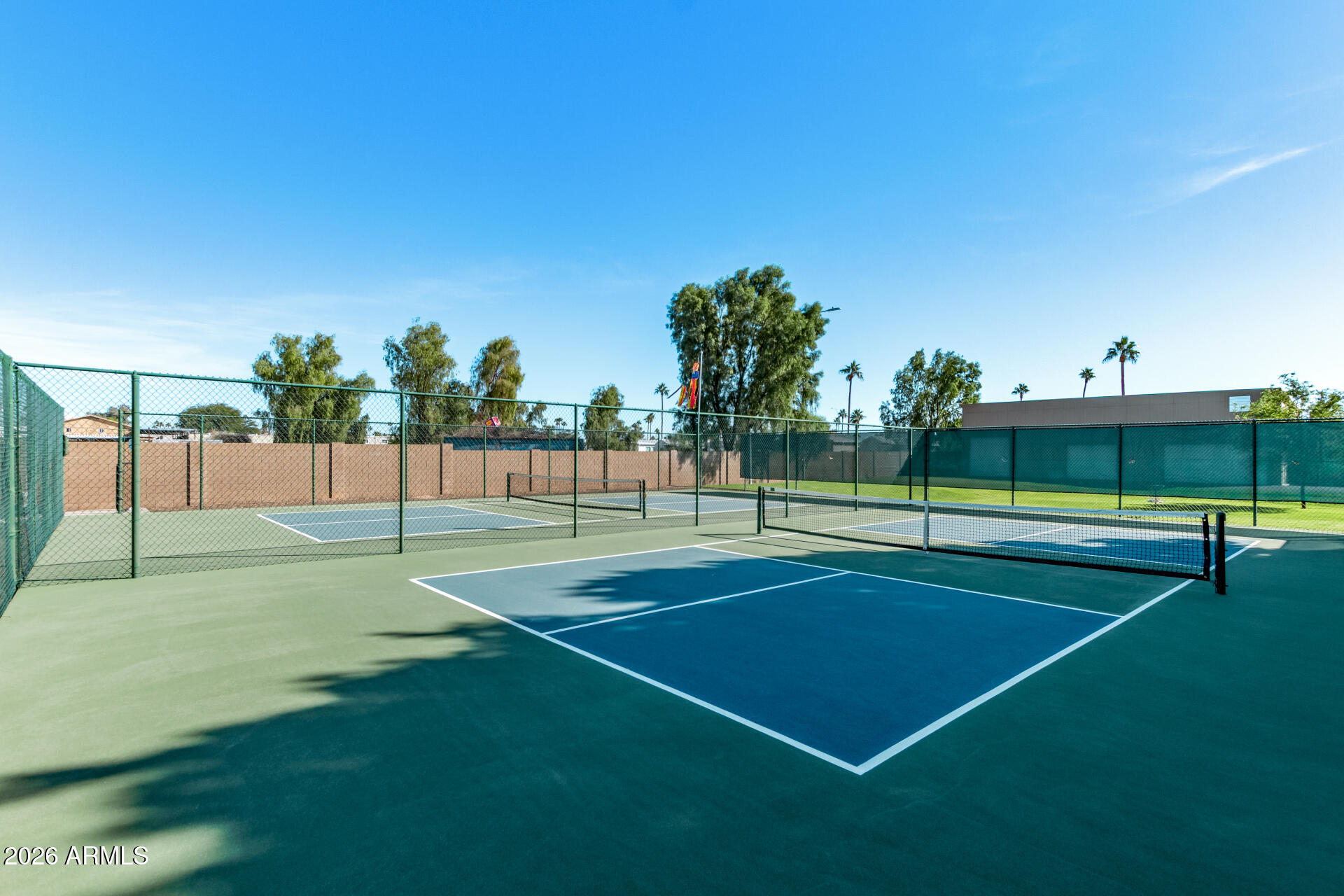 111 South Greenfield Road, Unit 104 Mesa, AZ 85206 - Photo 58 of 74 a view of tennis court