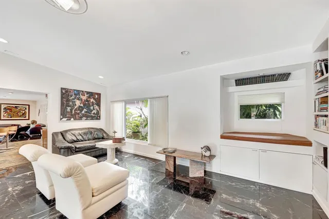 a very nice looking room with a large window