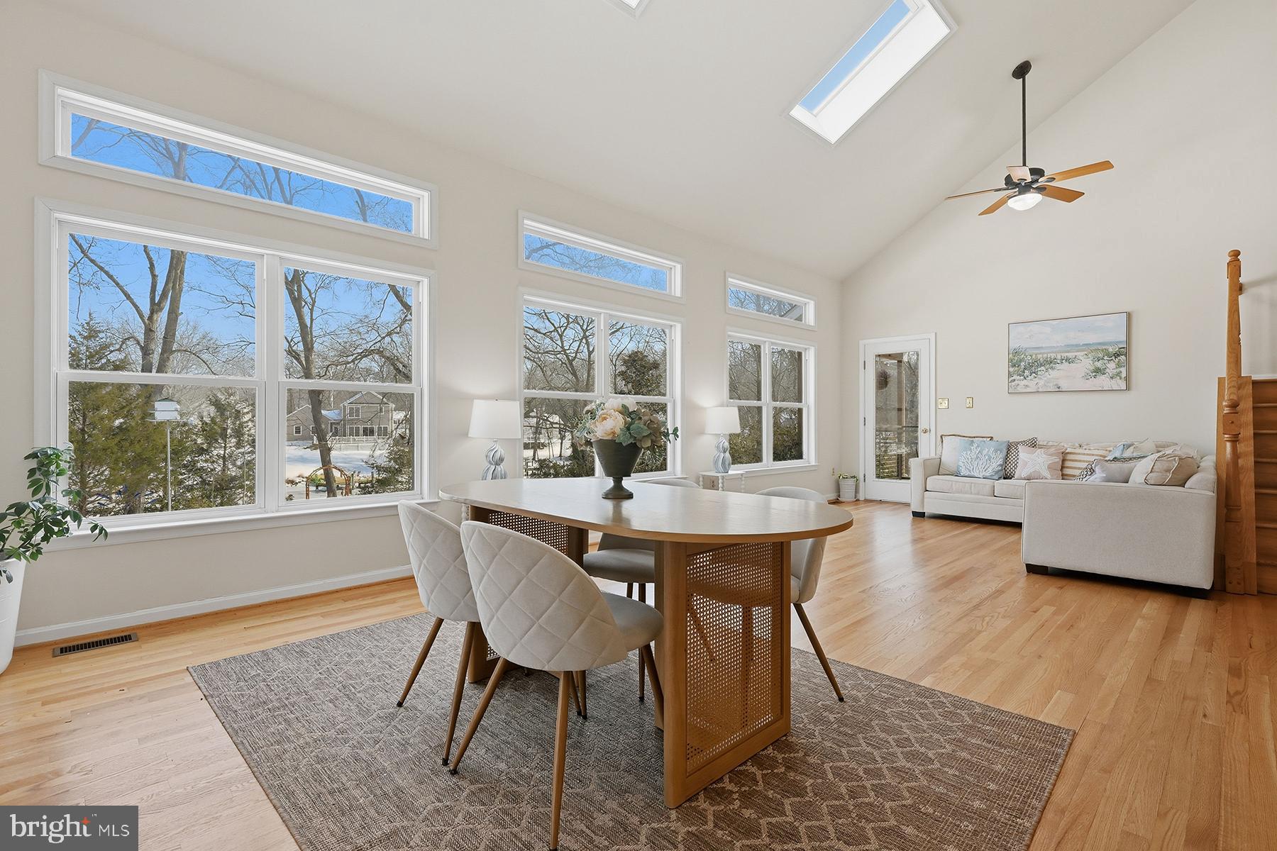 4119 Waterview Drive Edgewater, MD 21037 - Photo 6 of 20 a view of a dining room with furniture window and wooden floor