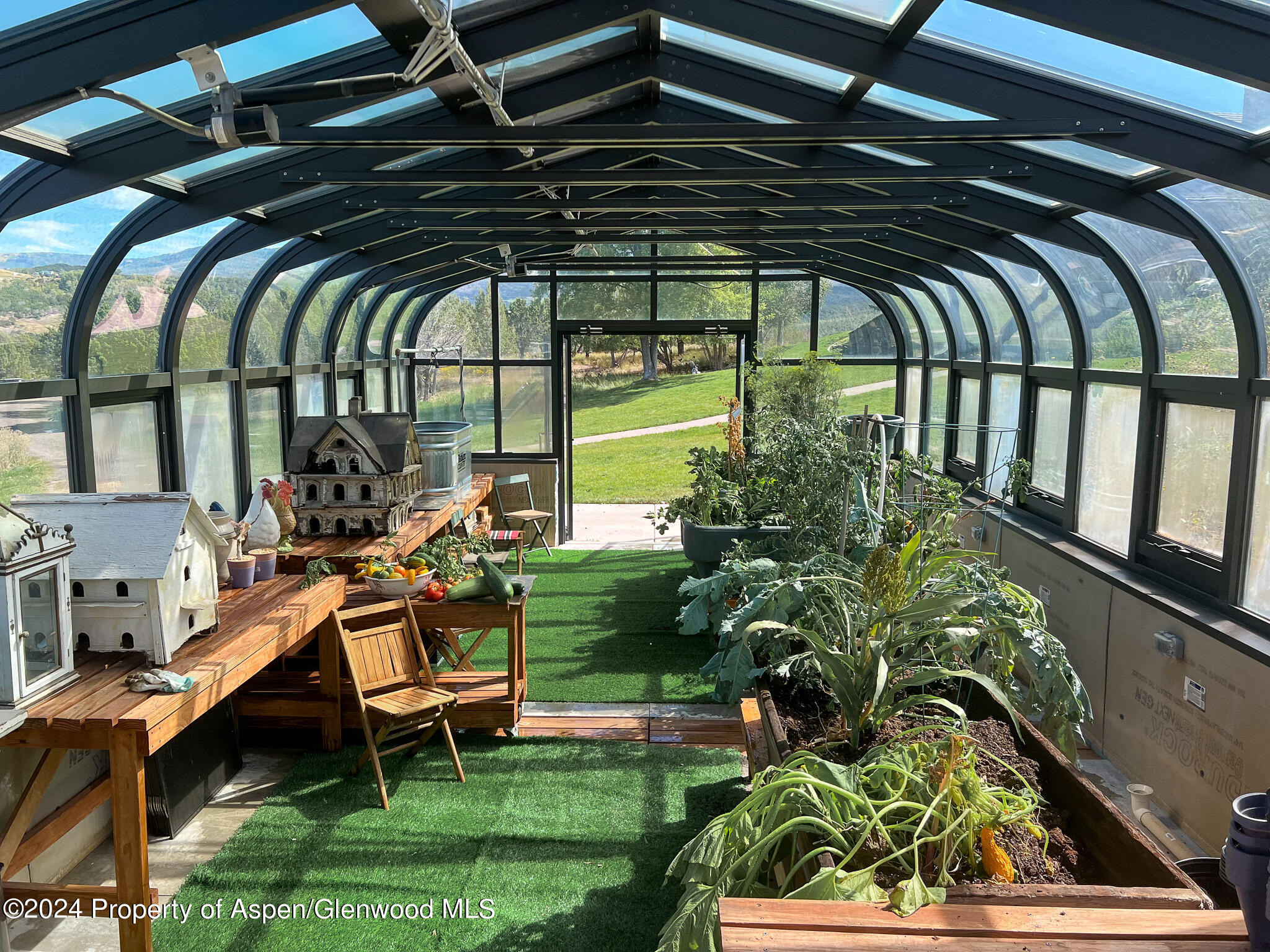 56106 Me Road Collbran, CO 81624 - Photo 5 of 34 a view of swimming pool with lawn chairs and plants