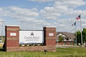 a sign that is on the side of a building