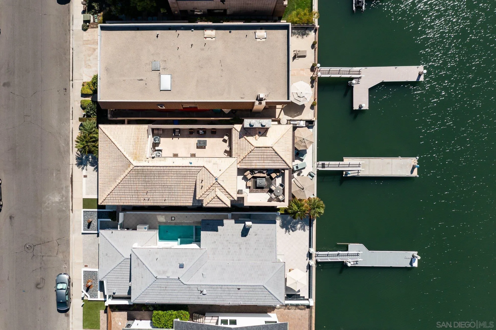24 Sandpiper Strand Coronado, CA 92118 - Photo 47 of 56 an aerial view of a house with a yard