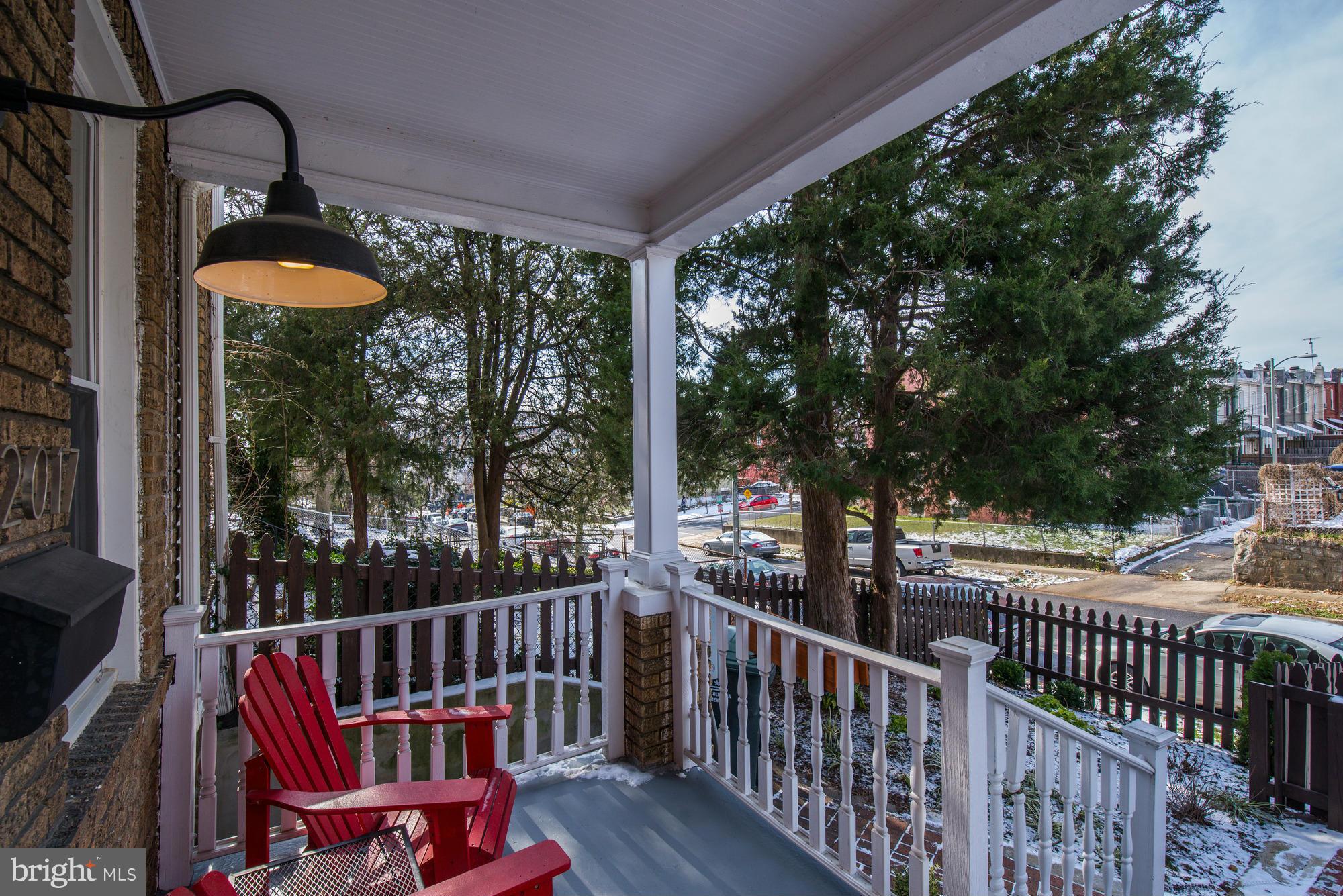 2017 2nd Street Northeast Washington, DC 20002 - Photo 3 of 23 a view of a two chairs in the deck