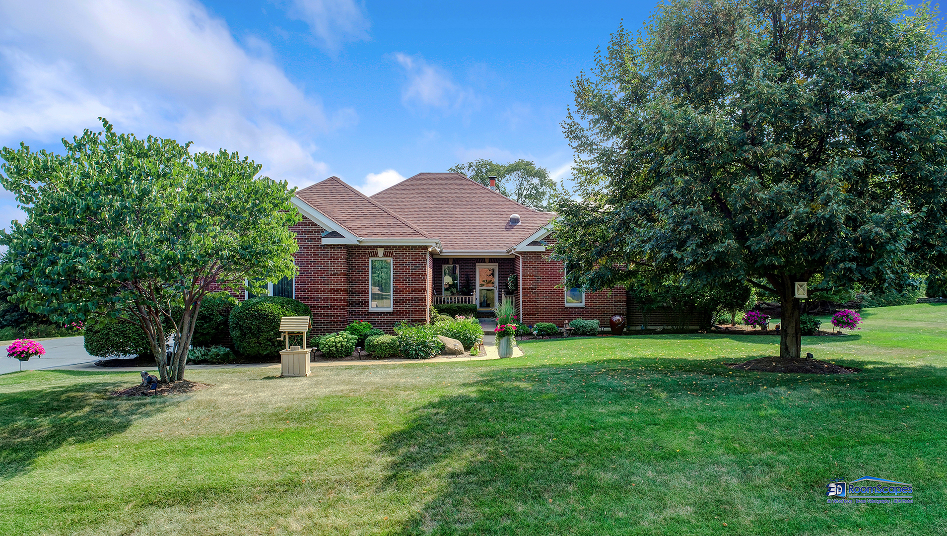 7202 Lone Oak Road Spring Grove, IL 60081 - Photo 2 of 59 a view of house in front of a big yard with large trees