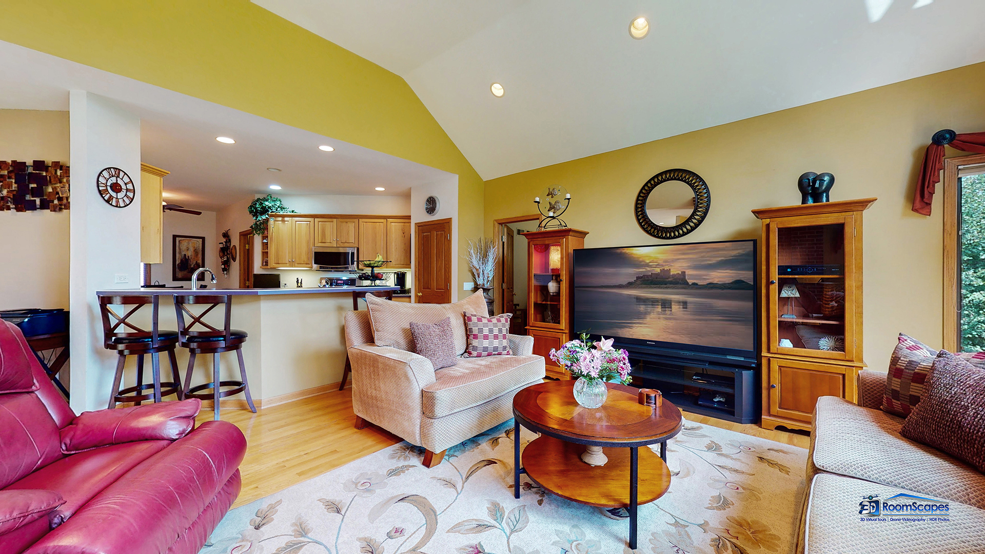 7202 Lone Oak Road Spring Grove, IL 60081 - Photo 11 of 59 a living room with furniture and a wooden floor