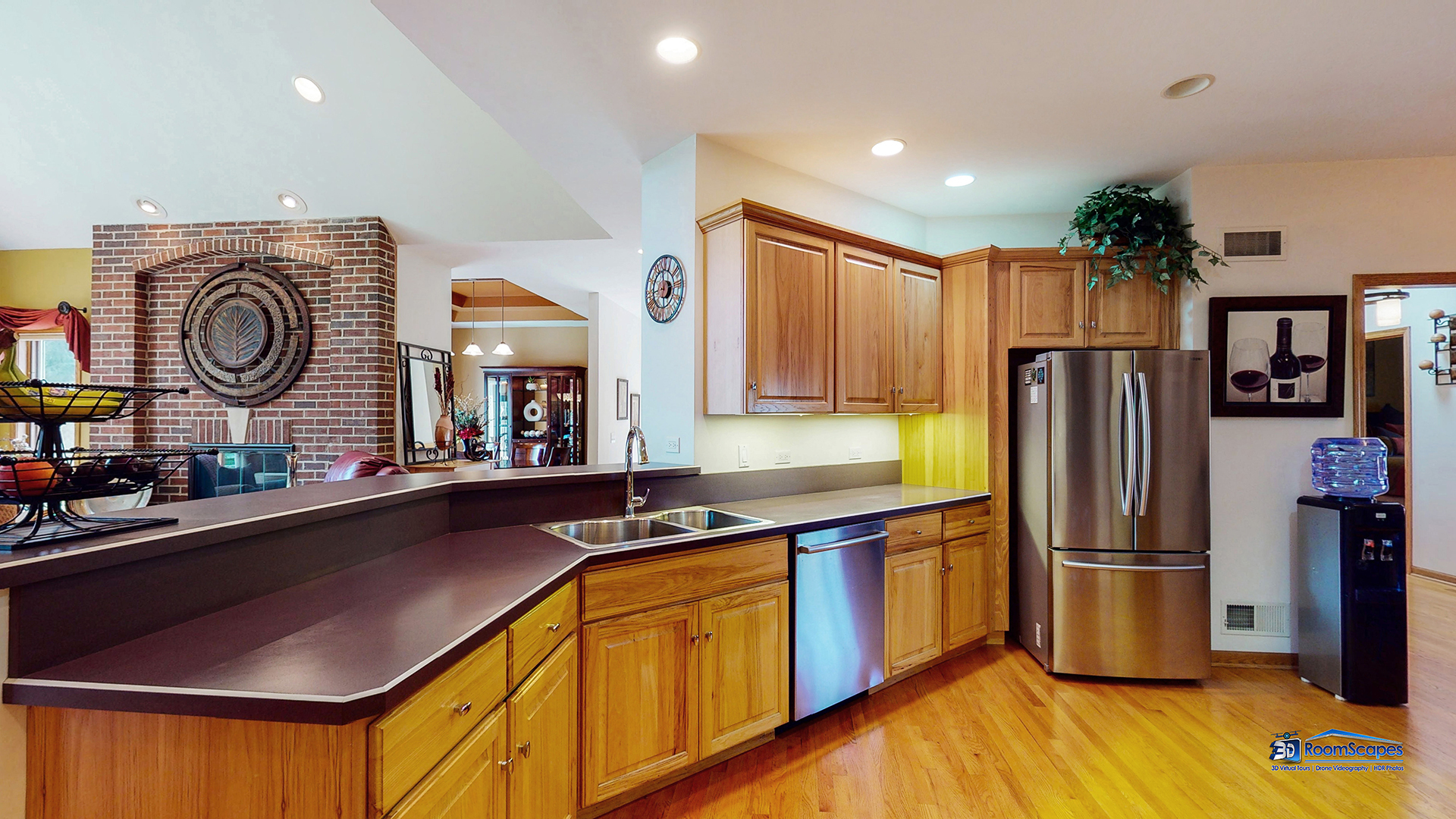 7202 Lone Oak Road Spring Grove, IL 60081 - Photo 12 of 59 a kitchen with stainless steel appliances granite countertop a refrigerator a sink dishwasher and a stove top oven