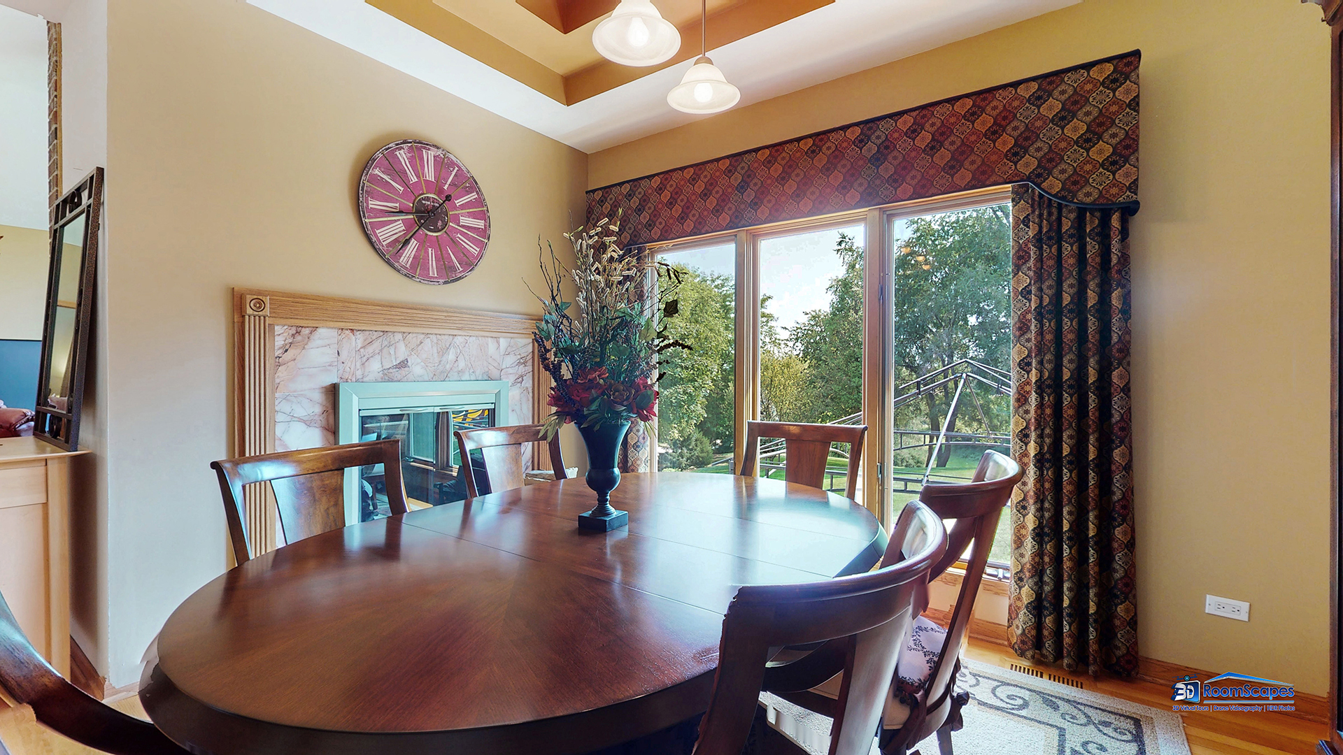 7202 Lone Oak Road Spring Grove, IL 60081 - Photo 18 of 59 a view of a dining room with furniture window and outside view
