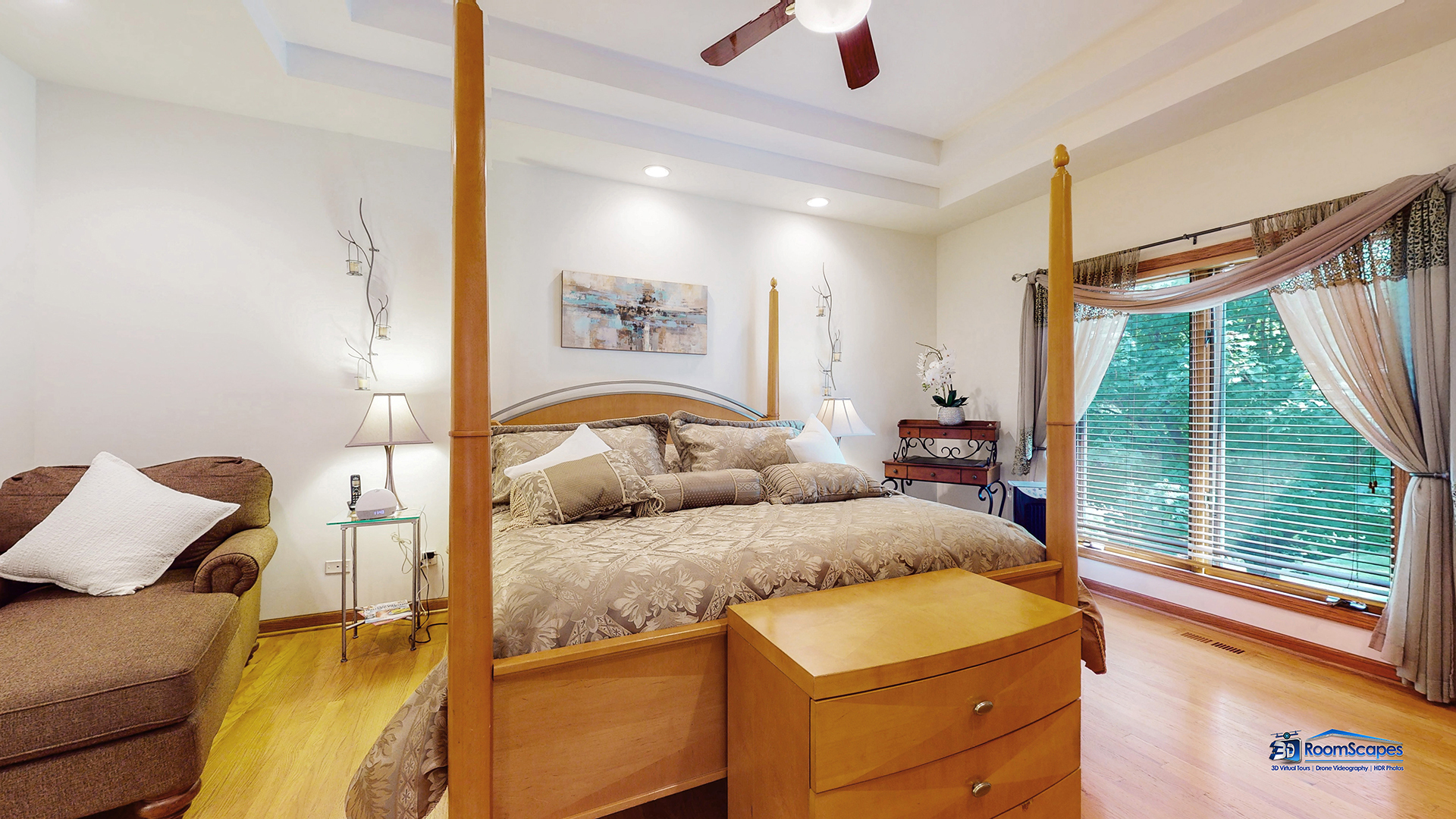7202 Lone Oak Road Spring Grove, IL 60081 - Photo 23 of 59 a bedroom with a bed and a window