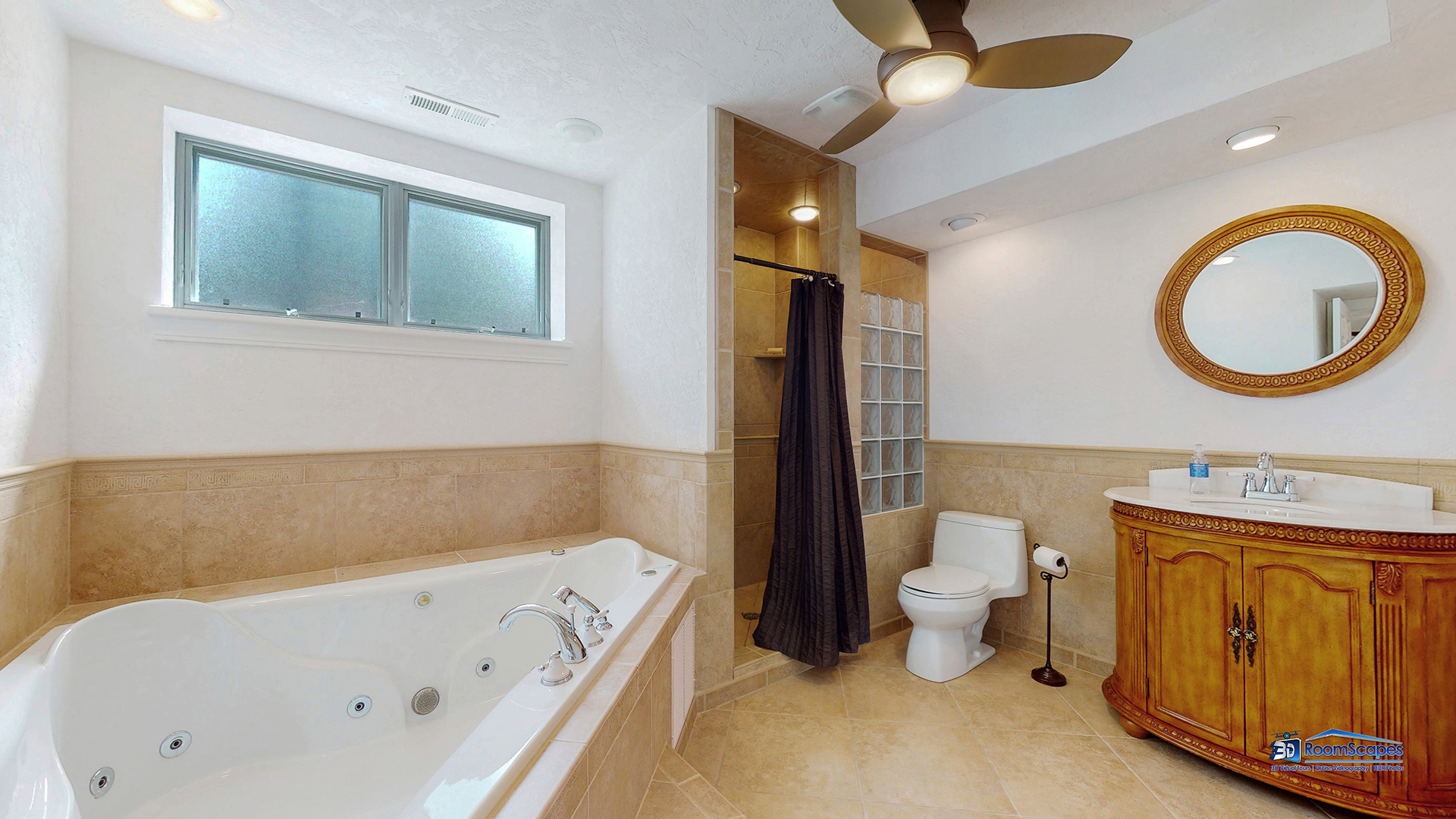 7202 Lone Oak Road Spring Grove, IL 60081 - Photo 38 of 59 a bathroom with a sink a toilet and a mirror
