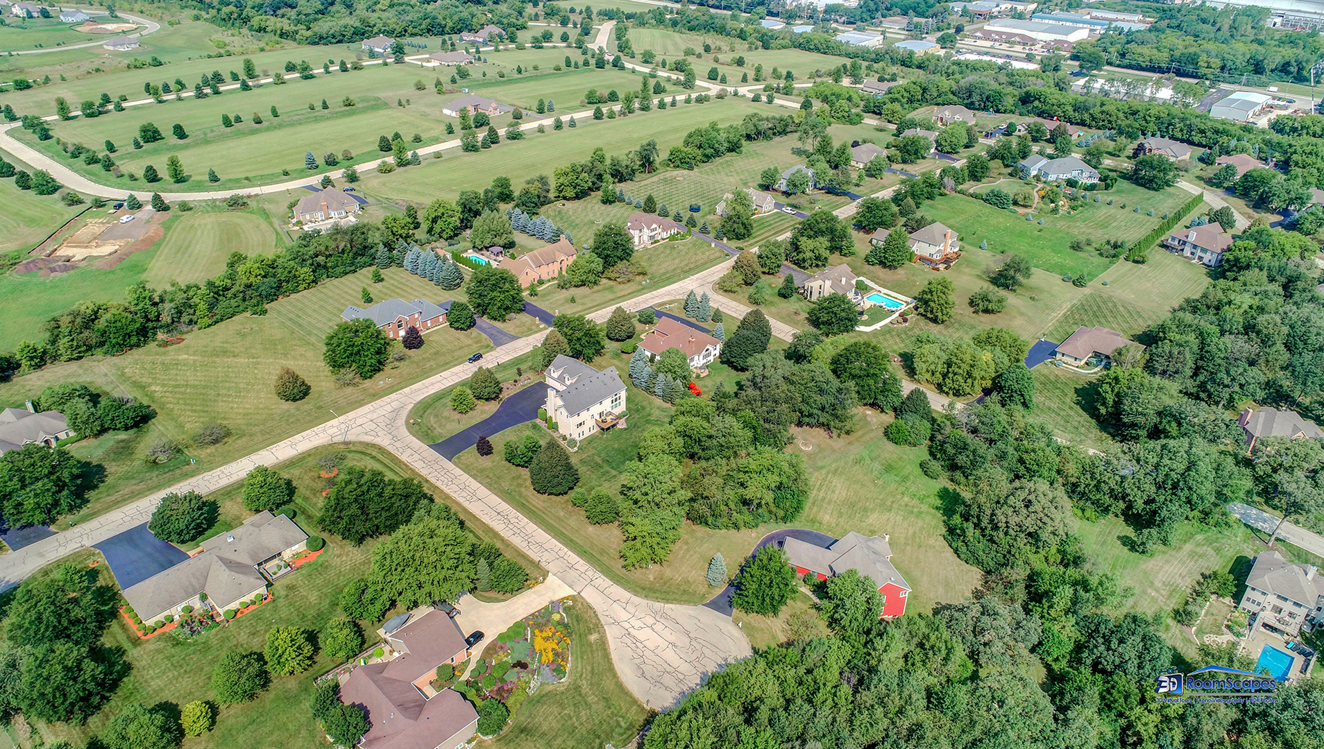 7202 Lone Oak Road Spring Grove, IL 60081 - Photo 58 of 59 an aerial view of a