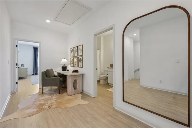 a view of a small space