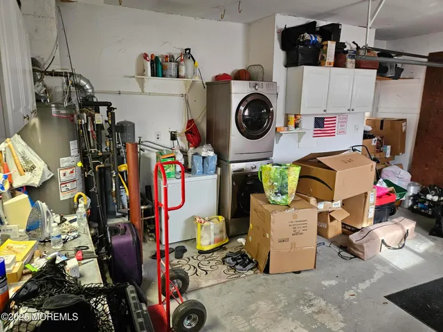 a view of storage and utility room
