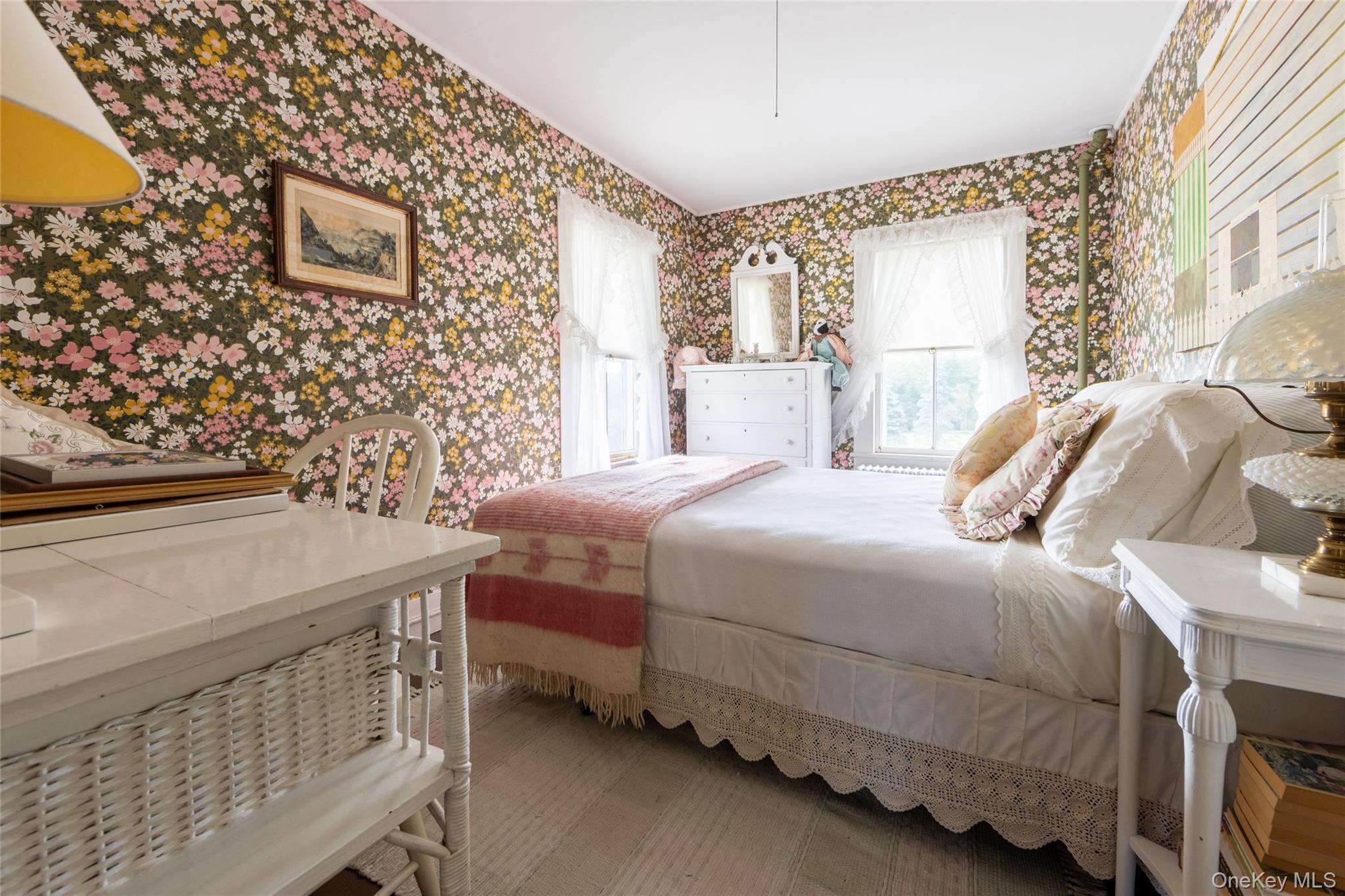 49 Crumley Van Vactor Road Ferndale, NY 12734 - Photo 43 of 50 Bedroom with wallpapered walls