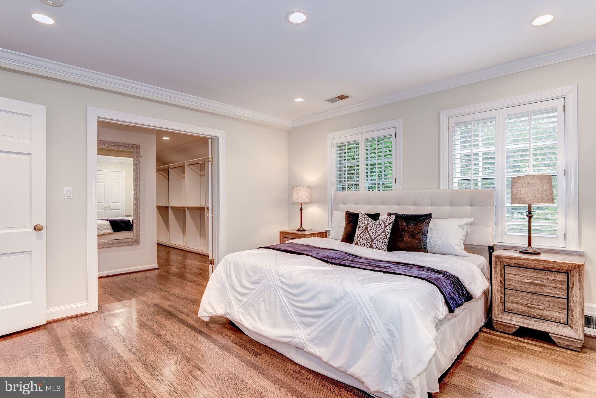 3750 Fordham Road Northwest Washington, DC 20016 - Photo 13 of 30 Bedroom (Master) with His and Hers Walk-In Closet