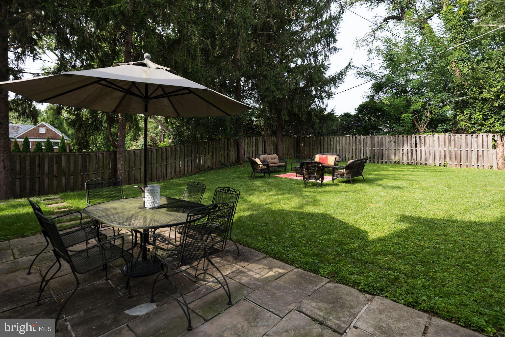 3750 Fordham Road Northwest Washington, DC 20016 - Photo 26 of 30 Patio and Garden off Formal Living Room