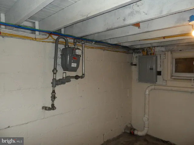 a view of storage and utility room