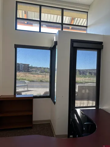 a view of front door