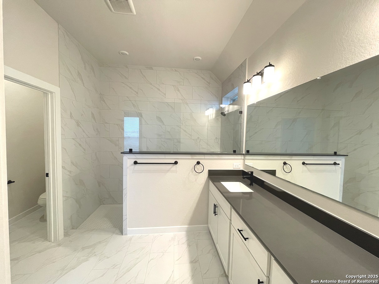 116 Radnor Road New Braunfels, TX 78130 - Photo 12 of 26 a bathroom with a sink a toilet and a shower