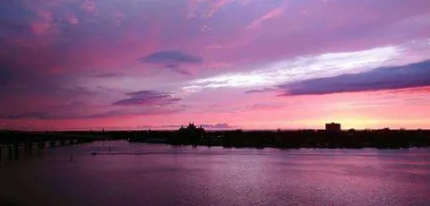 an aerial view of swimming pool and outdoor space