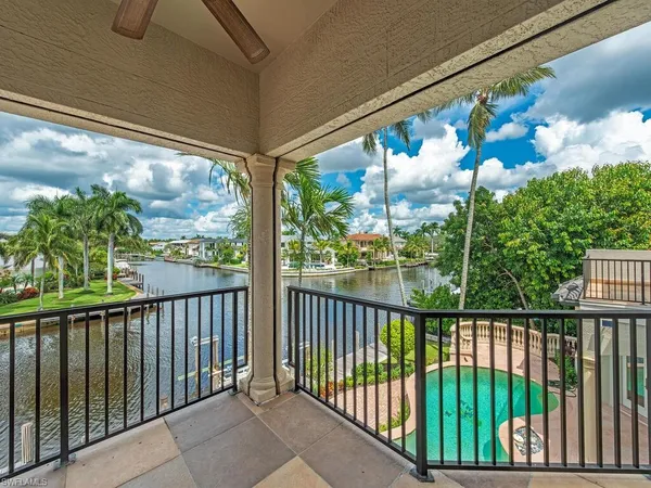 a view of a porch