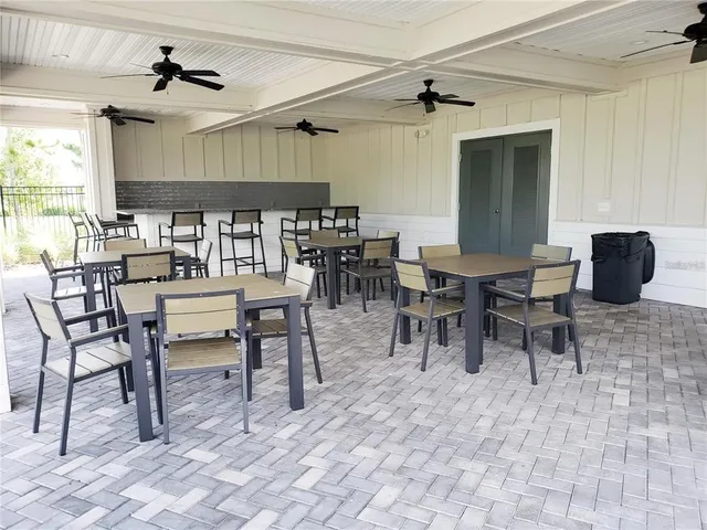 a view of swimming pool with outdoor space