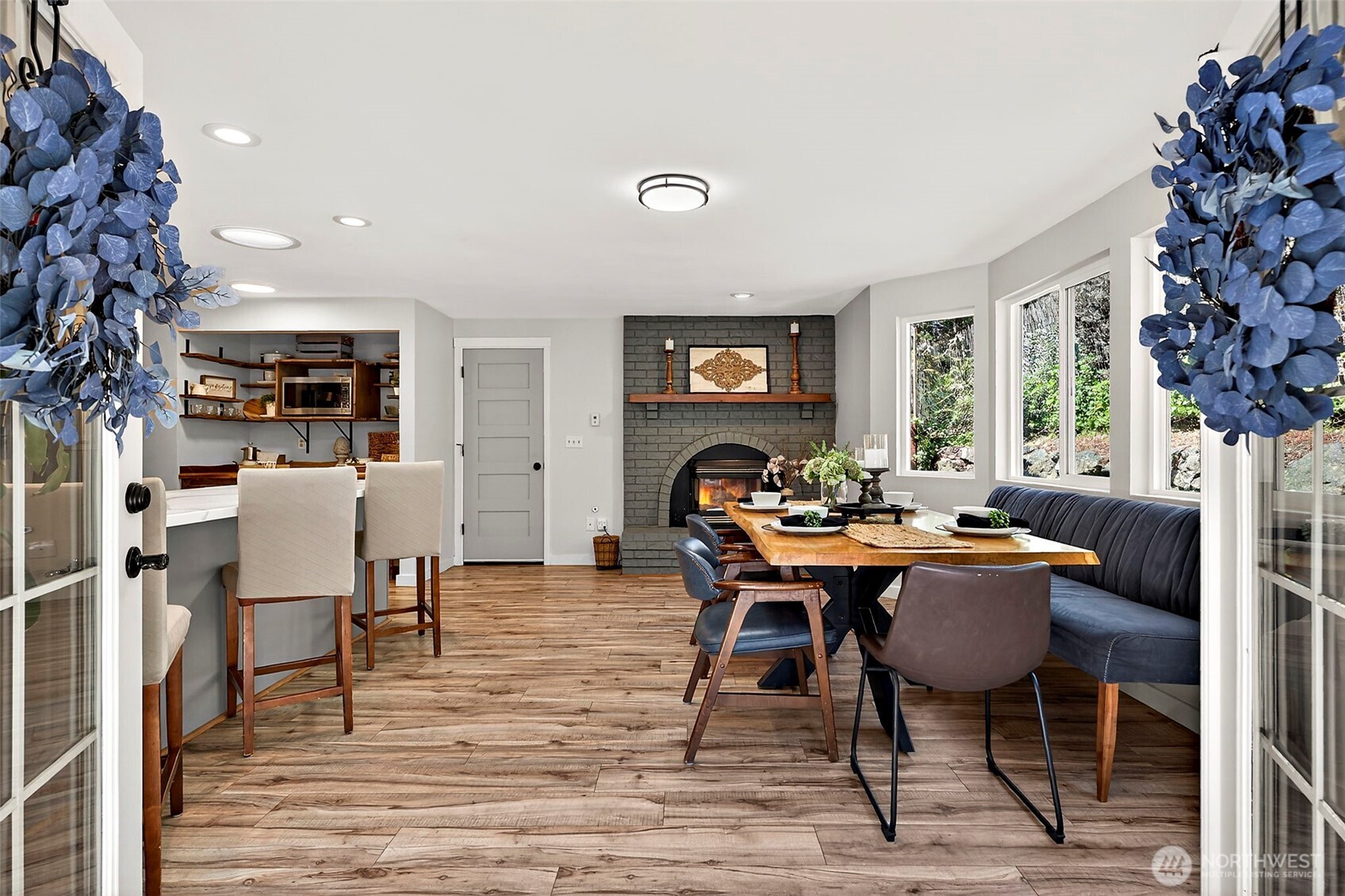 112 Lila Street Steilacoom, WA 98388 - Photo 26 of 37 a view of a dining room with furniture and window