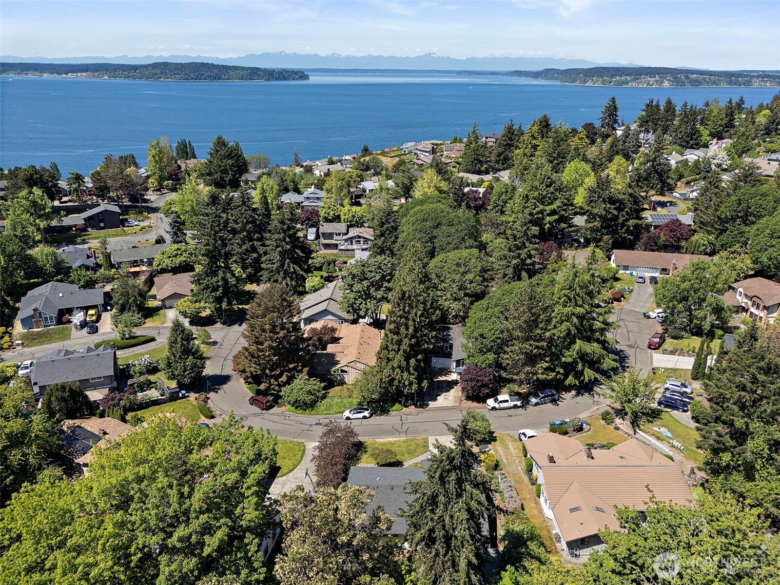 112 Lila Street Steilacoom, WA 98388 - Photo 36 of 37 a view of a lake with a yard