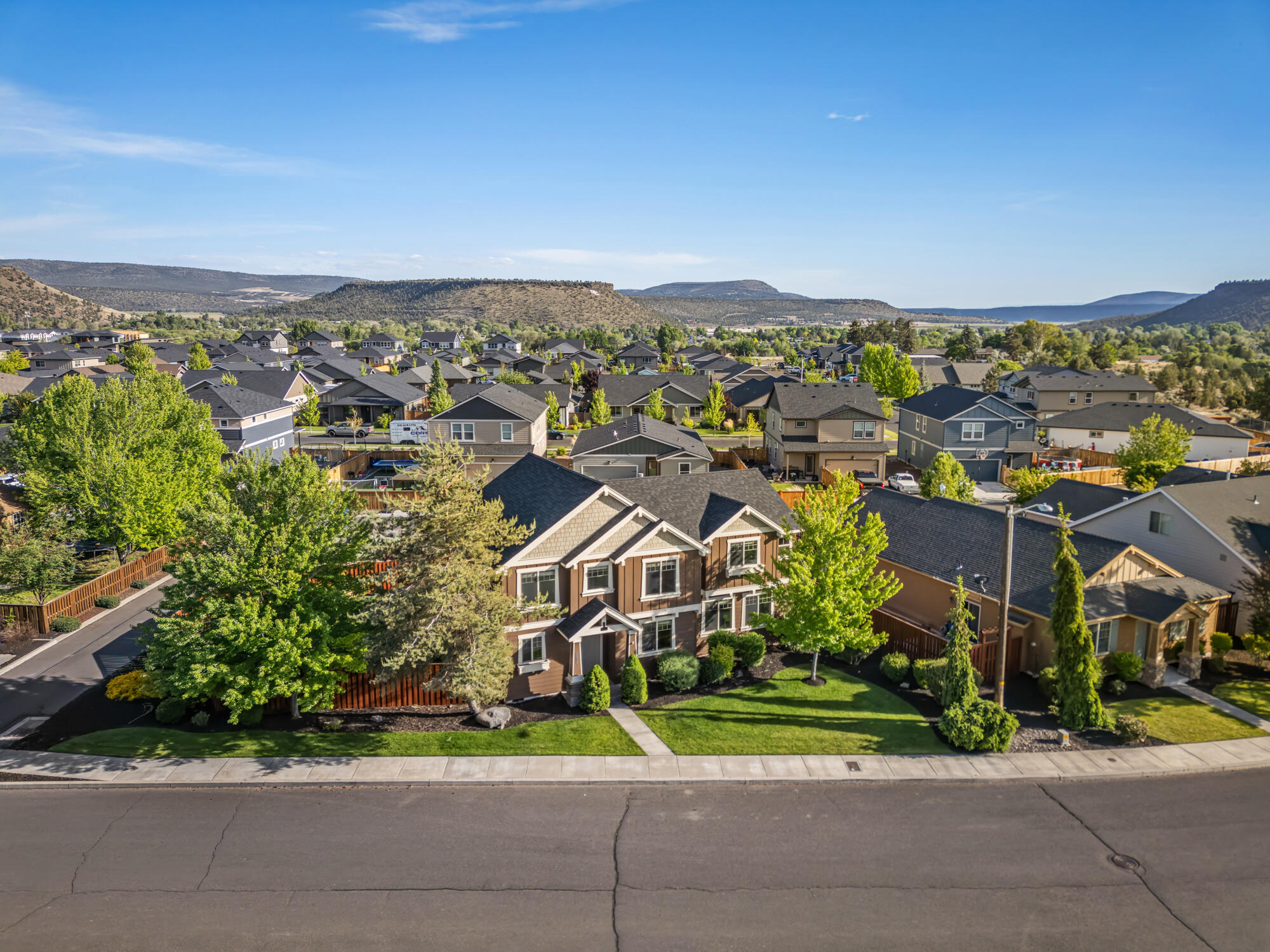 1402 Northeast Hudspeth Road Prineville, OR 97754 - Photo 2 of 36 an aerial view of residential house with outdoor space