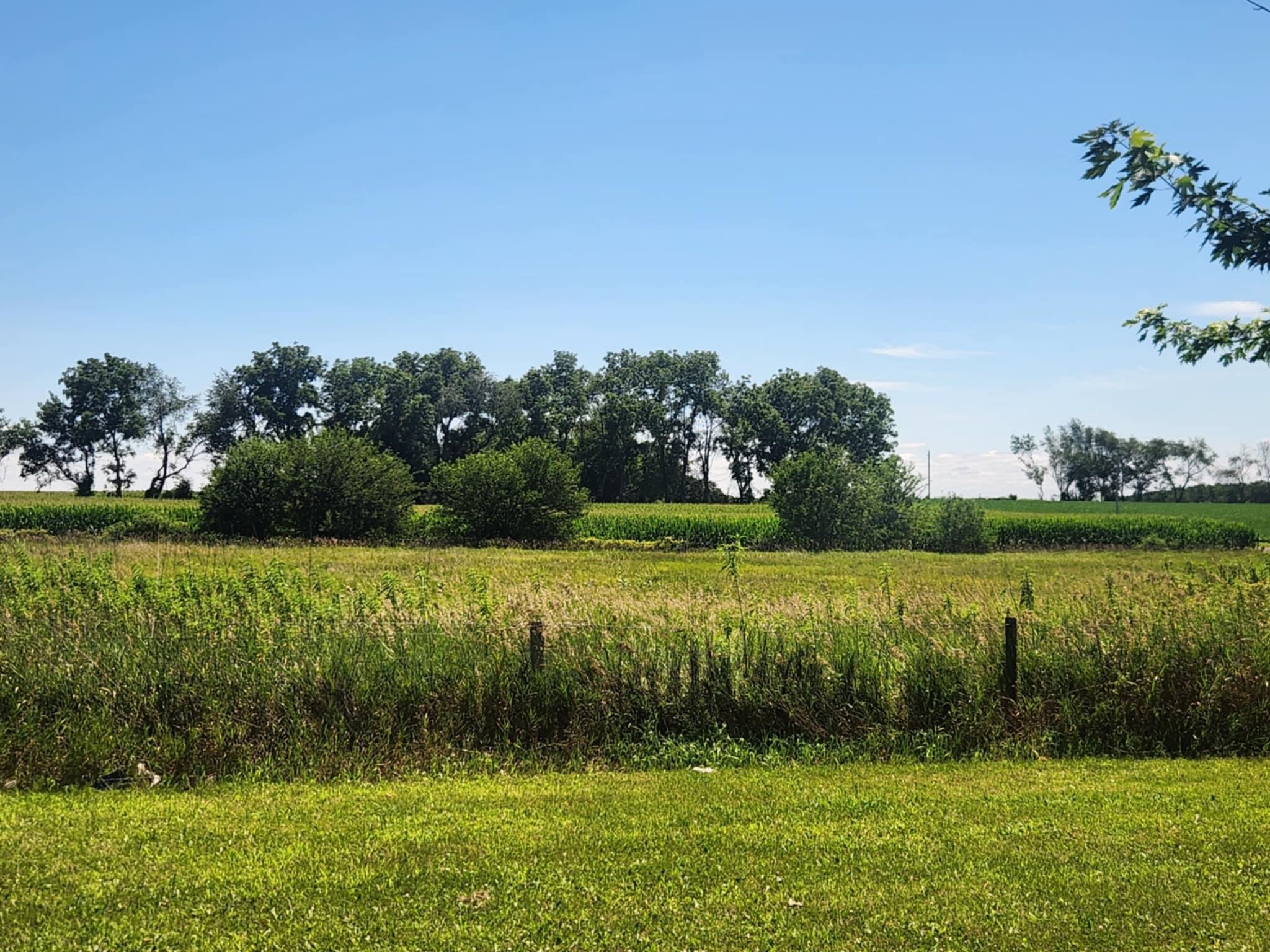 4592 West McConnell Road McConnell, IL 61050 - Photo 7 of 10 a view of a lake with a big yard