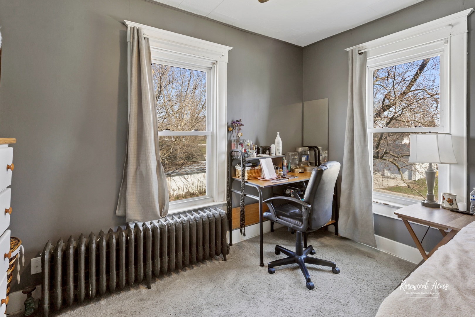 321 East Jackson Street Cullom, IL 60929 - Photo 14 of 22 a view of a workspace with furniture and a window